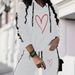 Women's Clothing Women's Long Sleeve Hooded Striped Two Piece Set Early Autumn Casual Fashion For Formal & Casual For Women_ecoleips.com
