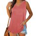 Women's Clothing Sleeveless Solid Color Vest T Shirt_ecoleips.com