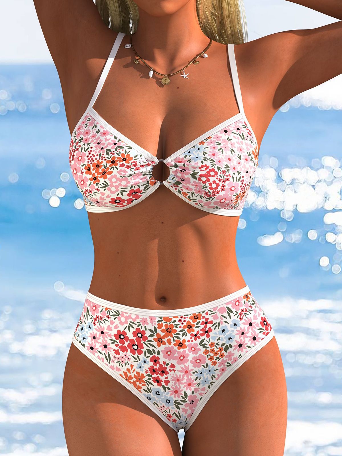 Krupp & Niko International Trade Women's Two Piece Swimsuit Set New Style_ecoleips.com