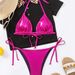 Women's Clothing Split Bikini Multi Color Hot Stamping Swimsuit Fashion Swimsuit_ecoleips.com