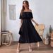 Women's Clothing One Shoulder Beach Pleated Dress_ecoleips.com