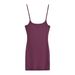European And American Hot Girl U-neck Slim-fit Camisole For Women, 2025 Summer New Sexy Off-shoulder Bodycon Dress,_ecoleips.com