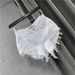 Women's Clothing Fashion Low Waist Shorts Women's Raw Edge Pants New Summer White Jeans Ripped A Line Hot Pants Trend_ecoleips.com