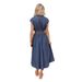 Women's Clothing High-End Denim Skirt For Women European And American Style Summer Casual Waist Dress French Retro Fashion_ecoleips.com