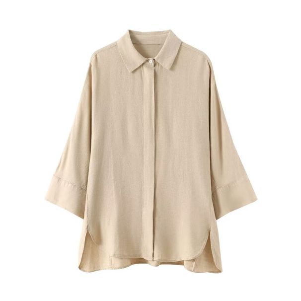 Women's Clothing spring new style loose shirt wide leg pants casual suit_ecoleips.com