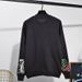 Statement Letter & Sequin Knit Set – Long Sleeve Sweater & Lounge Pants (S-XXL) | Bold & Comfortable_ecoleips.com