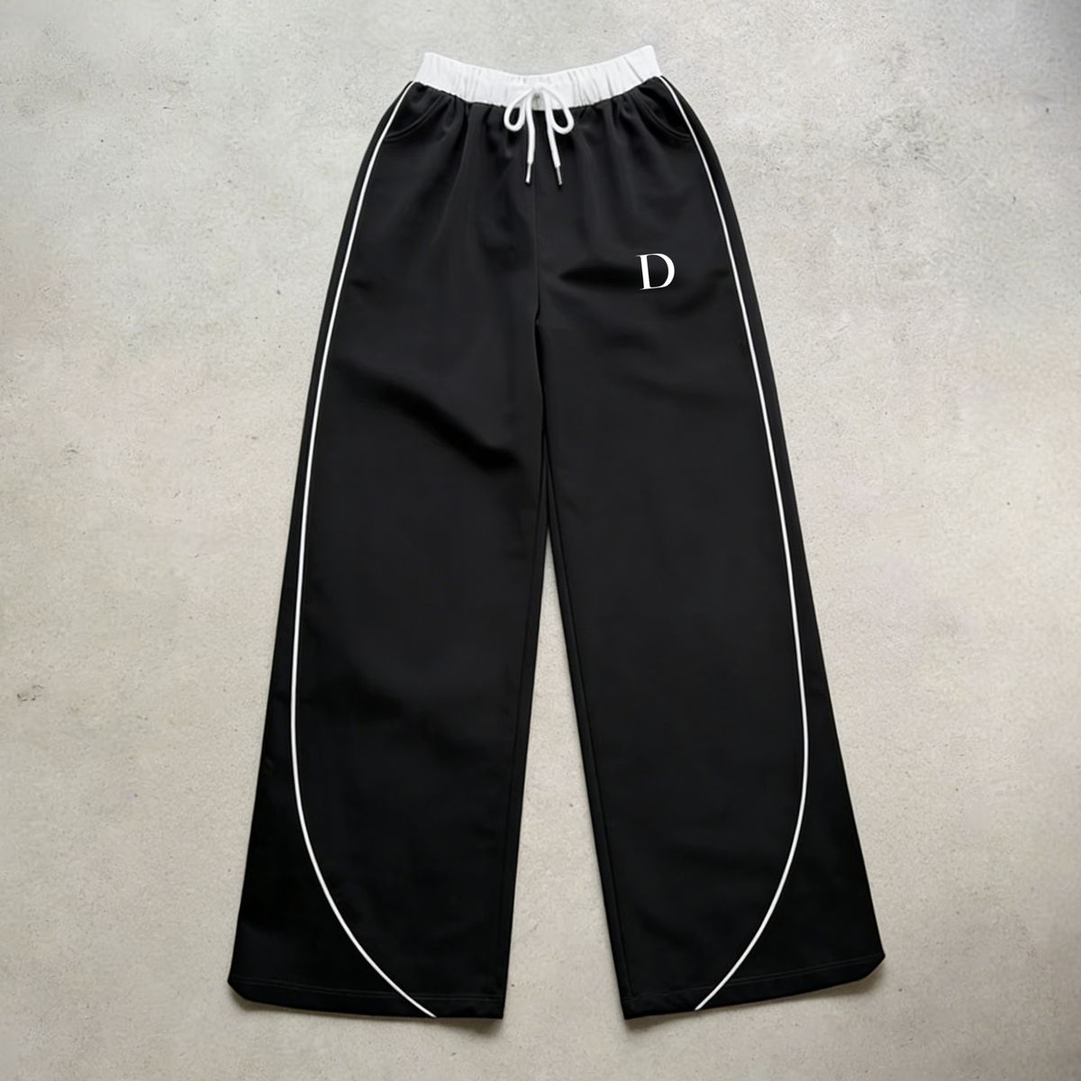 Women's Printed Wide-Leg Pants - Trendy Streetwear Style With Artistic Patterns-4_ecoleips.com