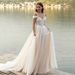 Women's Clothing Off The Shoulder Wedding Dress Slim Fitting Mermaid Style Simple A Line Girl Style Soft Tulle Travel Photography Small Train_ecoleips.com