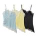 Women's Sexy Lace Decorated Camisole Top Lingerie Style Fashionable Tank_ecoleips.com