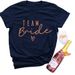 Cross-border Bestseller Birde Team Wedding Party Printed Short-sleeve T-shirt Women's Top_ecoleips.com