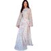 2025 Autumn New European And American Cross-Border Women's Clothing Gentle Style Fresh Floral Ruffle Dress_ecoleips.com