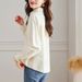 K Women's Long-sleeved Top; Simple And Exquisite Business Shirt For Women_ecoleips.com
