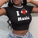 Qiduo Cross-Border Hot-Selling Women's Fashion European And American Style Trendy Sexy Crop T-Shirt Round Neck_ecoleips.com