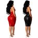 Women's nightclub sexy suspender dress _ecoleips.com