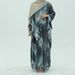Muslim Dress Women Printed Middle Eastern Muslim Robe – Modest Abaya Dress With Elegant Floral & Geometric Patterns_ecoleips.com