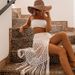 Sexy Hollow Knit Dress European And American Style See Through Slit Tassel Mini Skirt Beach Cover Up Vacation Dress_ecoleips.com