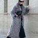 Women's Clothing Long Fur Coat Long Hair Artificial Fur Winter Warm Lapel High End Coat_ecoleips.com