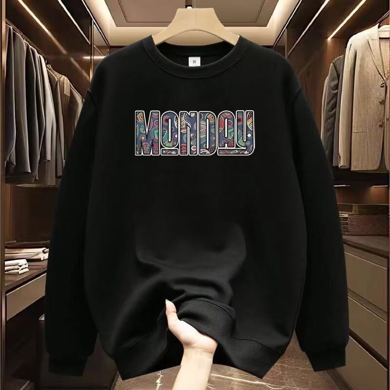 FW25 Matching Couple Cotton Crew Neck Sweatshirt - His & Hers_ecoleips.com