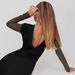 New Sheer Mesh Patchwork Backless French Elegant High-end Long Dress, Wholesale From Cross-border Manufacturers_ecoleips.com