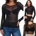 New European And American Cross-border Women's Clothing: Fresh, Sexy, Slim-fitting, Sheer, Tight-fitting,_ecoleips.com