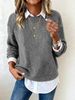 2026shein Cross-border European American Independent Site Autumn And Winter Long-sleeve Round-neck Casual_ecoleips.com