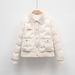 Pinghu Little Fragrance Style Jacket For Women, Short New Autumn Lightweight White Duck Down Embossed Korean Version_ecoleips.com