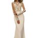 Women's Clothing Size High Waist Slim Hip Backless Lace Long Sleeve Fishtail Wedding Dress Petite Dress_ecoleips.com