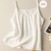 New Summer Camisole Vest For Women, Cotton And Linen Solid Color Base Layer, Outerwear, Artistic Retro Thin Loose Top_ecoleips.com