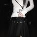 White Off-Shoulder Long Sleeve Women's Top Y2K Summer Casual Fashion Rhinestone Decorated Comfortable Sexy Tight Fitting_ecoleips.com