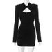 Women's Solid Color Casual Short Skirt Padded Waist Sexy Bodycon European American Style New 2025 Cross Border Wholesale_ecoleips.com