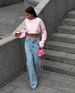 Women's Cropped Knit Sweater - Soft Cotton Blend High Waist Long Sleeve Top For Fall, Streetwear Chic, Casual & Party Wear_ecoleips.com