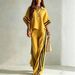 2027 Summer Fashion European-USA Style Women Lapel Half Button Short Sleeve Shirt +Elastic Waist Pants Striped Two-Piece Casual Sets S-5XL_ecoleips.com