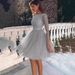 Womens Sparkly Long Sleeve High Waist Slim Fit Fashion Dress Elegant Evening Party Gown For Cocktail Banquet Formal Occasion_ecoleips.com