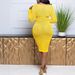 Women's Slim Fit Knit Top Sexy Bodycon with Flared Sleeves Hollowed out Lace Pattern Stretchable Pullover Fashionable Sweater_ecoleips.com