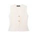 ZA Women's Fashion Versatile Knitted Set Sleeveless Tank Top + Skirt4192015_ecoleips.com