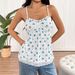 AD220 New Cross-Border Sexy Age-Reducing Printed Camisole Fashionable Lace Trim Comfortable Slimming Top For Women_ecoleips.com