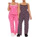 Summer Women's Casual Comfortable Home Camisole Vest Trousers Set With Lace Decoration_ecoleips.com