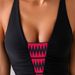 Women's One-Piece Swimsuit - Sexy Cutout High-Waisted Black Monokini With Backless Design"_ecoleips.com