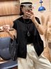 Minimalist Satin Round-neck Vest For Women, Fashionable And Versatile, Slimming, Sleeveless Outerwear, New Chinese Style_ecoleips.com