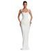 2026 Cross-Border European And American Style Spring New Solid Color Sexy Fashion Sleeveless Slim Fit Ruched Square Neck_ecoleips.com