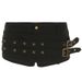 Aria Basics Aria Basics Unique Design Double-belted Low-waist Shorts, European And American Style, Personalized Women's Tight Casual Hot Pants_ecoleips.com