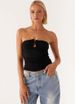 Aria Basics Aria Basics 2025 New European And American Cross-Border Solid Color Sexy Hot Girl Navel-Revealing Off-Shoulder Sleeveless Tube Top_ecoleips.com