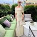 Women's European American Style Off-Shoulder Dress Pleated Mesh Patchwork See Through Spring Summer Sexy Clothing_ecoleips.com