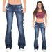 Women's Clothing Jeans Skinny Stretch Fringed Flared Pants Women's Trousers Solid Color Jeans_ecoleips.com