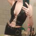 2026 Cross-Border European And American Style Women's Halter Neck Tie Sexy Hollow Matte Leather Cropped PU_ecoleips.com