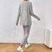 Cross-border European American 2024 Autumn/Winter Casual High-neck Knit Long-sleeve For Women, Foreign Trade Sweatshirt_ecoleips.com