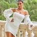 2026 European And American Women's Fashion Spring/summer New Sexy Off-shoulder Tube Top Dress With Versatile Lantern_ecoleips.com