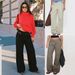 Women's Clothing Personality Street Adjustable Buckle Waist Side Pocket Details Loose Trousers_ecoleips.com