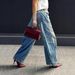 Women's Vintage Washed Denim Wide Leg Jeans Casual Stretch Cotton Fashionable Spring/Autumn Office Lady Style_ecoleips.com