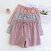Women's Summer Thin Cotton Soft Sweat Absorbing Plaid Design Multi Colors Home Shorts Comfortable Casual Beach Pants_ecoleips.com